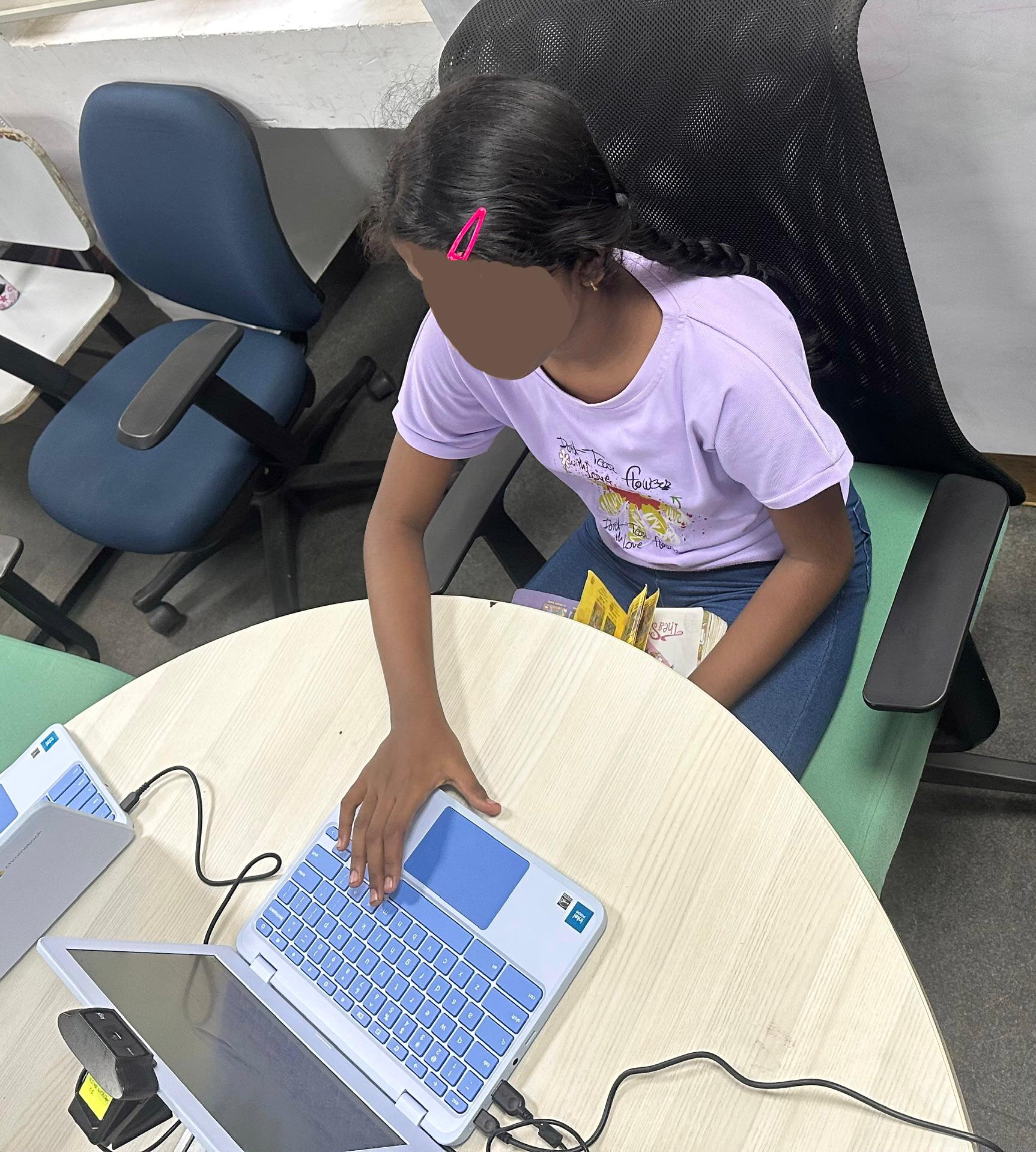 Image of a student participant